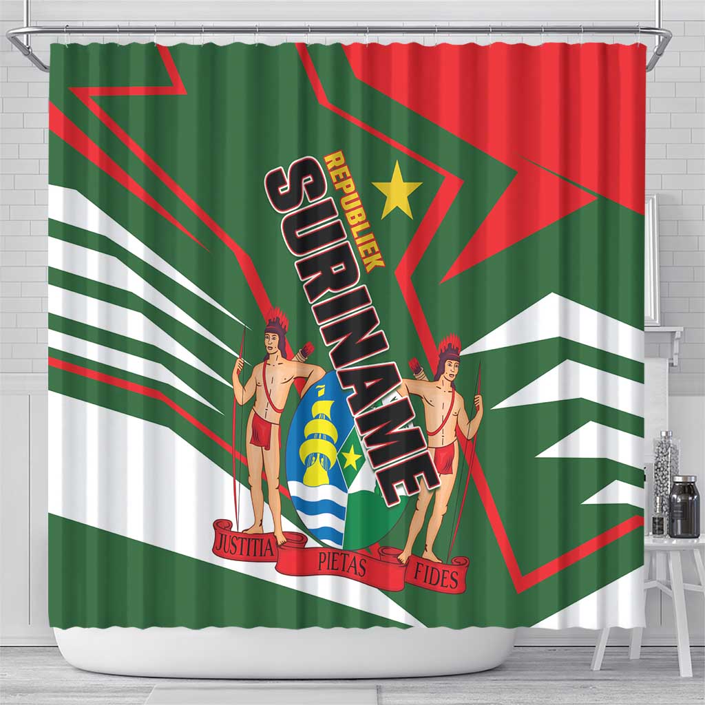 Republiek Suriname Shower Curtain Special Edition - Wonder Print Shop