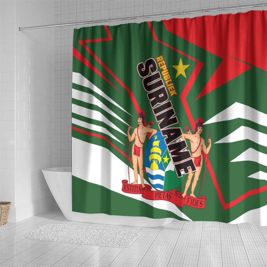 Republiek Suriname Shower Curtain Special Edition - Wonder Print Shop