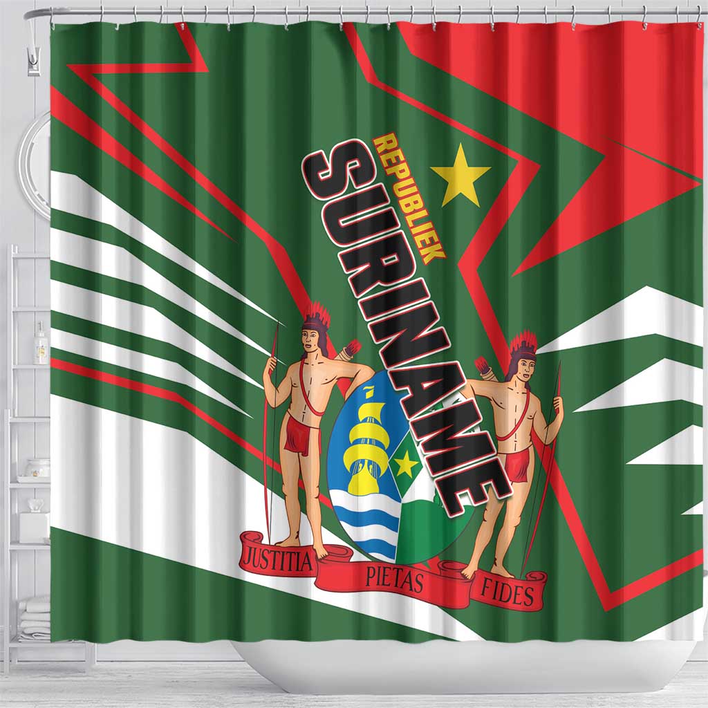 Republiek Suriname Shower Curtain Special Edition - Wonder Print Shop