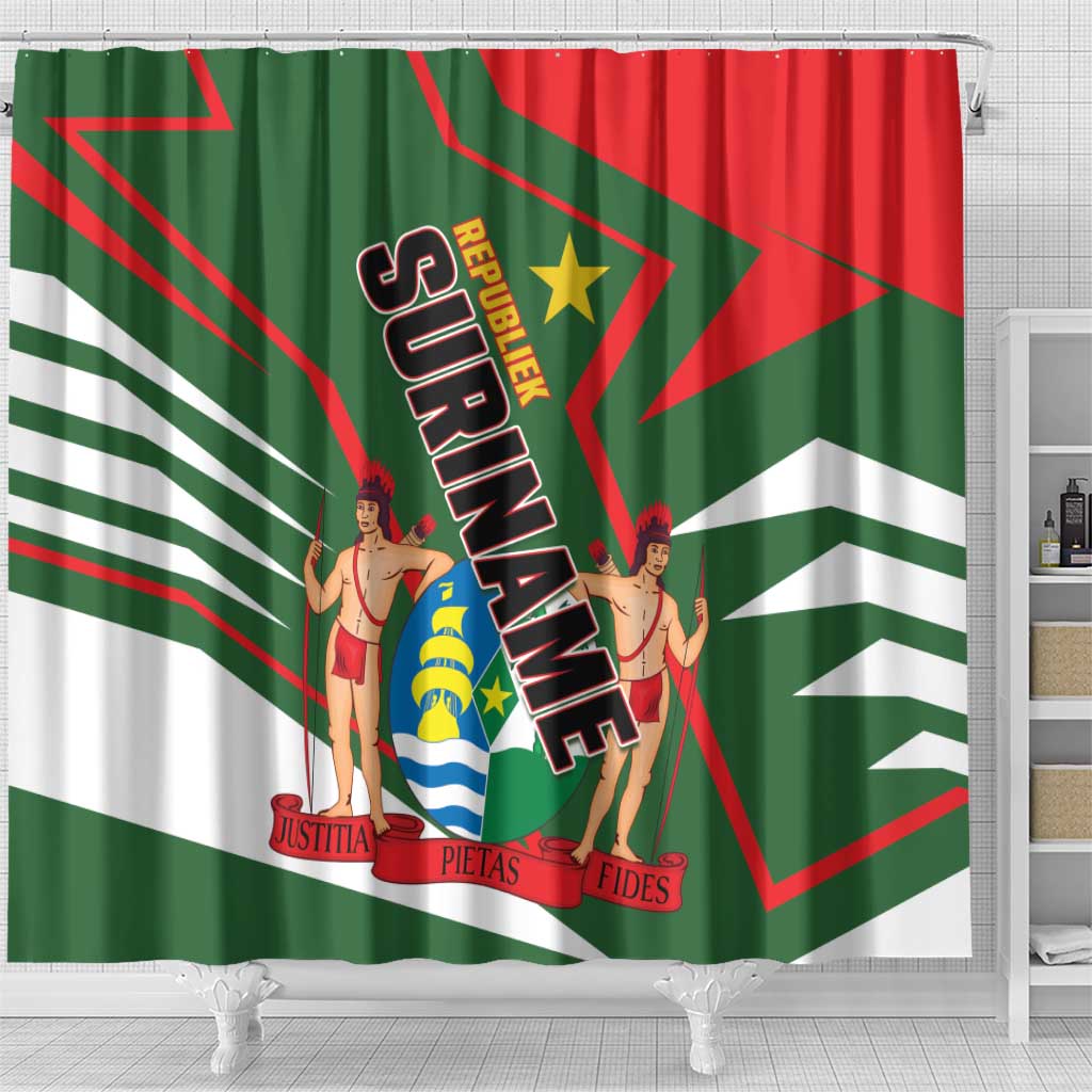 Republiek Suriname Shower Curtain Special Edition - Wonder Print Shop