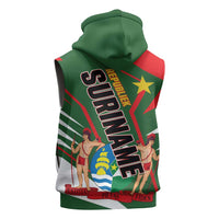 Republiek Suriname Sleeveless Zip Hoodie Special Edition - Wonder Print Shop