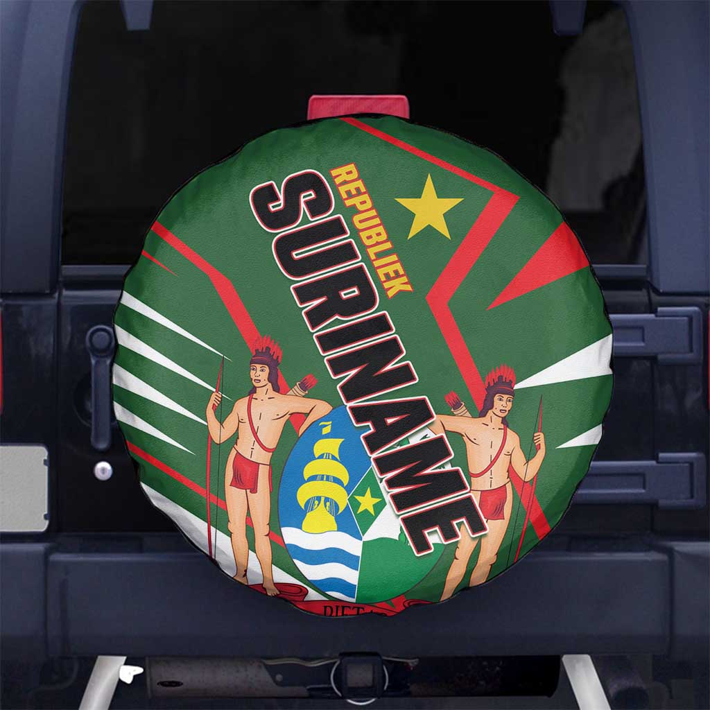 Republiek Suriname Spare Tire Cover Special Edition - Wonder Print Shop