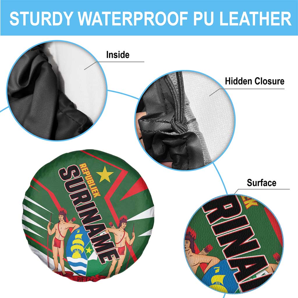 Republiek Suriname Spare Tire Cover Special Edition - Wonder Print Shop