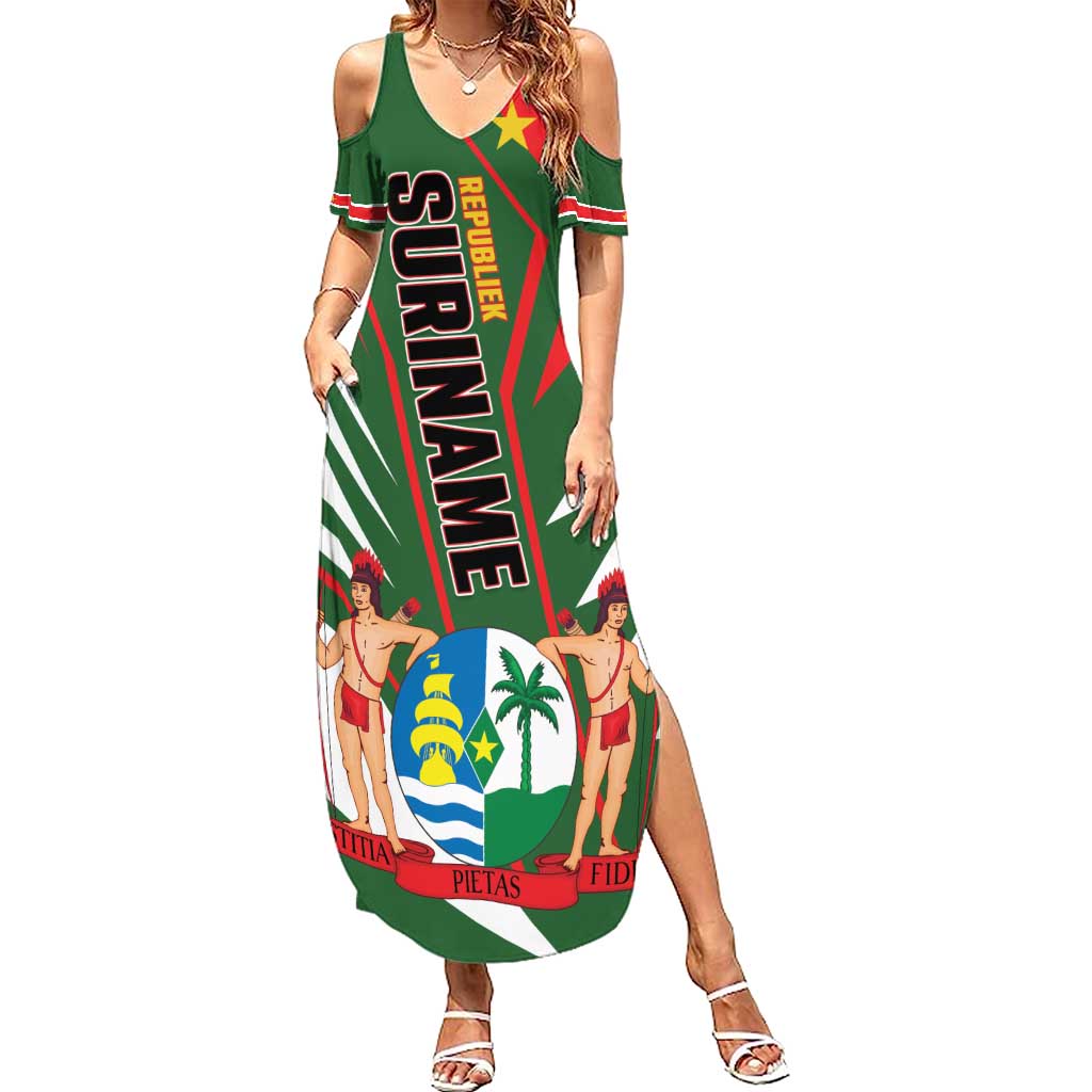 Republiek Suriname Summer Maxi Dress Special Edition - Wonder Print Shop