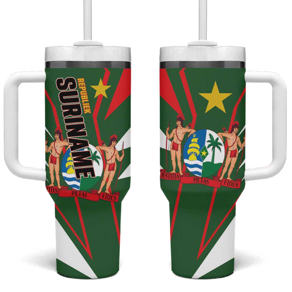 Republiek Suriname Tumbler With Handle Special Edition - Wonder Print Shop