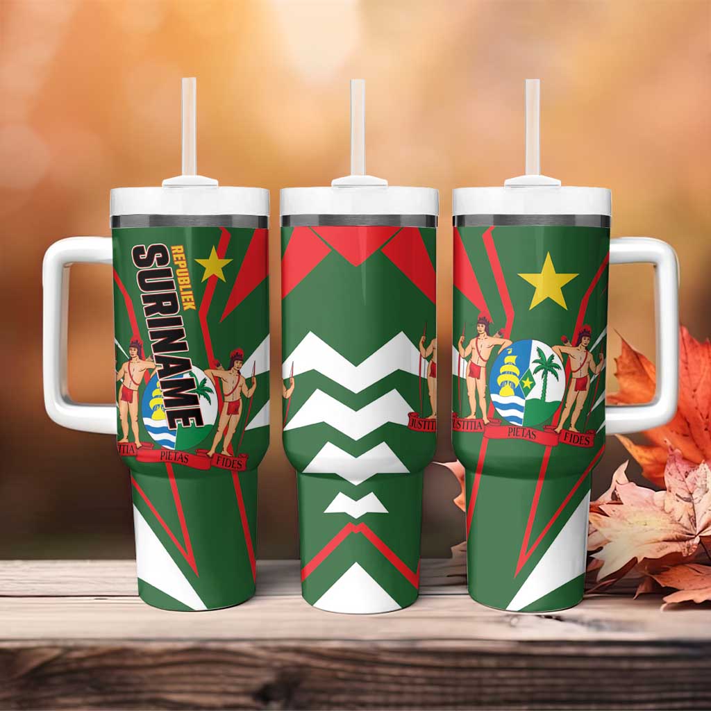 Republiek Suriname Tumbler With Handle Special Edition - Wonder Print Shop