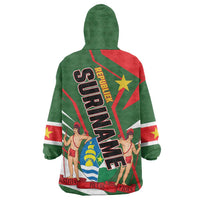 Republiek Suriname Wearable Blanket Hoodie Special Edition - Wonder Print Shop