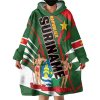 Republiek Suriname Wearable Blanket Hoodie Special Edition - Wonder Print Shop