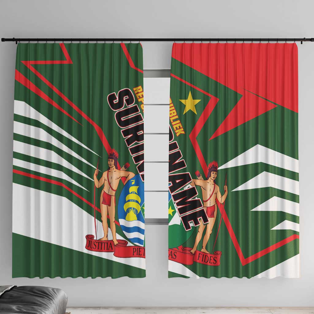 Republiek Suriname Window Curtain Special Edition - Wonder Print Shop