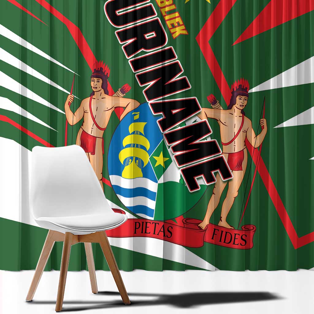 Republiek Suriname Window Curtain Special Edition - Wonder Print Shop