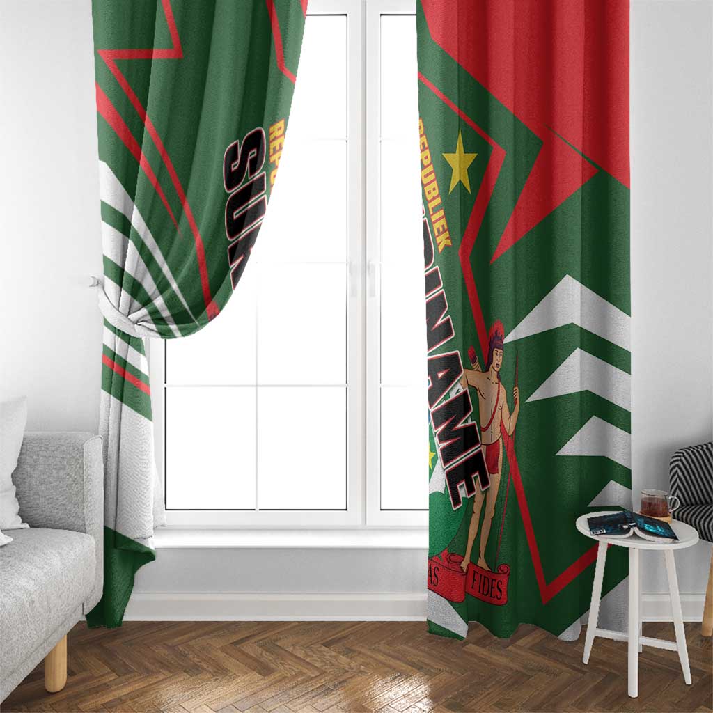 Republiek Suriname Window Curtain Special Edition - Wonder Print Shop