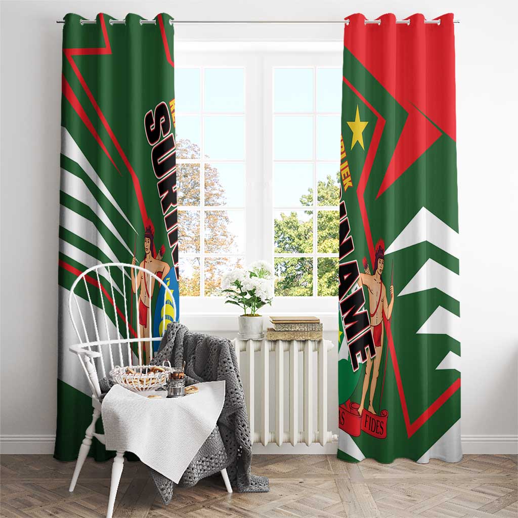 Republiek Suriname Window Curtain Special Edition - Wonder Print Shop