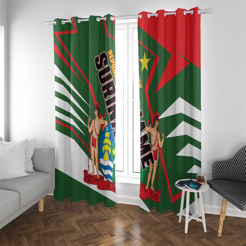 Republiek Suriname Window Curtain Special Edition - Wonder Print Shop