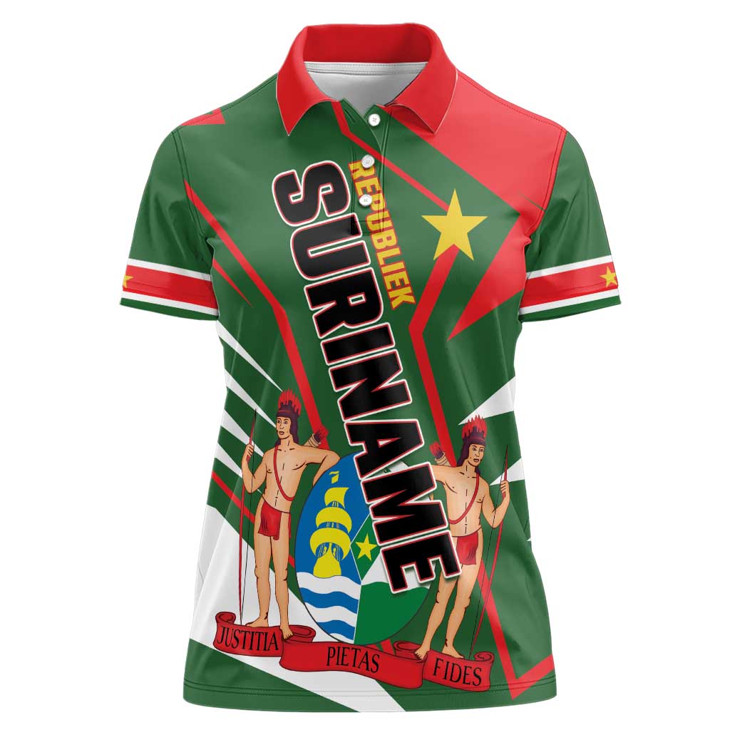 Republiek Suriname Women Polo Shirt Special Edition - Wonder Print Shop