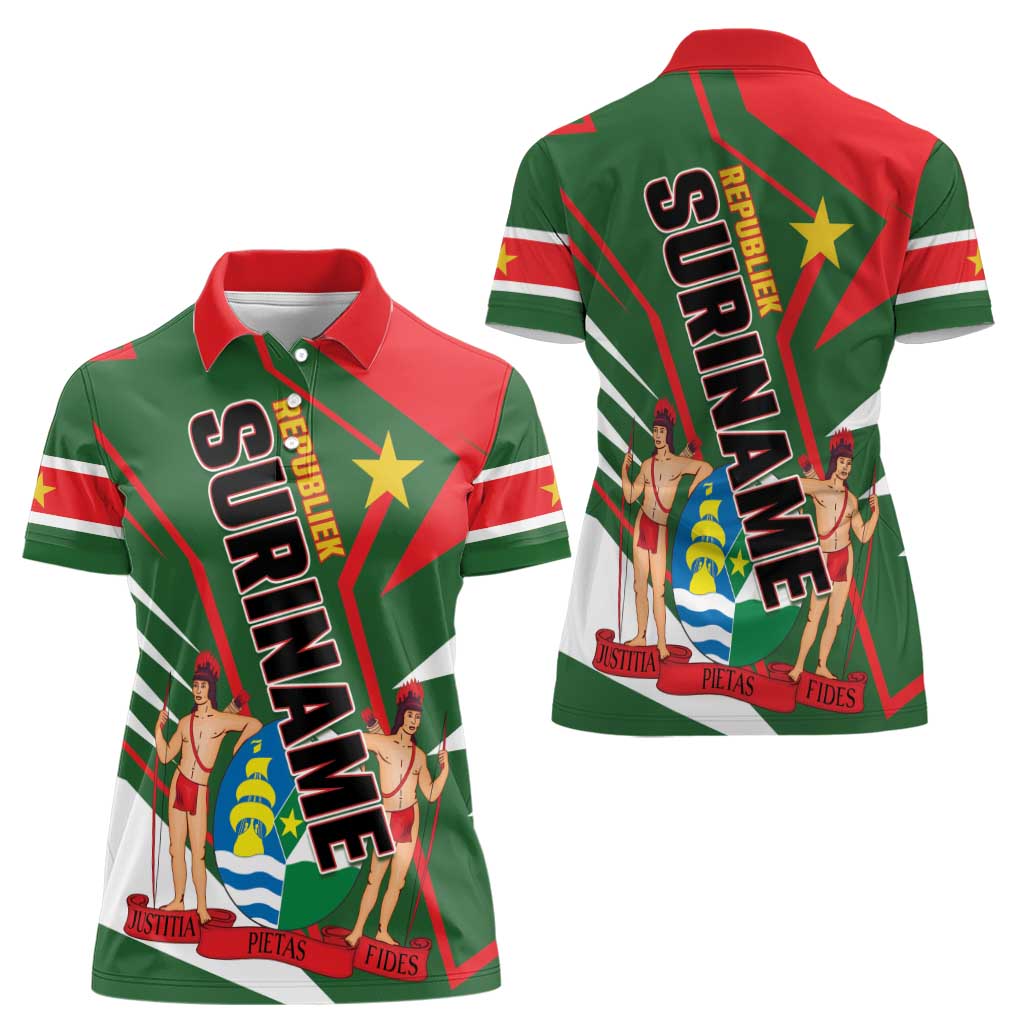 Republiek Suriname Women Polo Shirt Special Edition - Wonder Print Shop