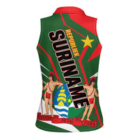 Republiek Suriname Women Sleeveless Polo Shirt Special Edition - Wonder Print Shop