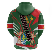 Republiek Suriname Zip Hoodie Special Edition - Wonder Print Shop