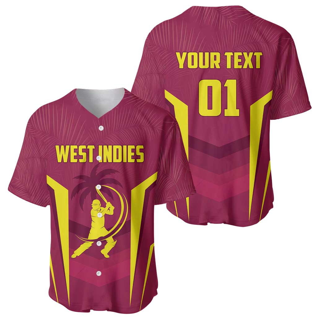 Custom West Indies Cricket Baseball Jersey Windies Great To Be Back - Wonder Print Shop