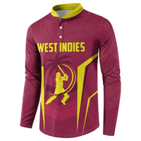 Custom West Indies Cricket Button Sweatshirt Windies Great To Be Back - Wonder Print Shop