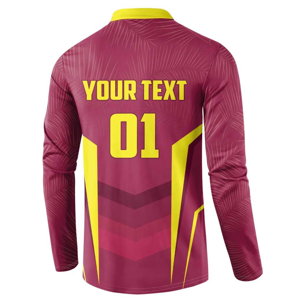 Custom West Indies Cricket Button Sweatshirt Windies Great To Be Back - Wonder Print Shop