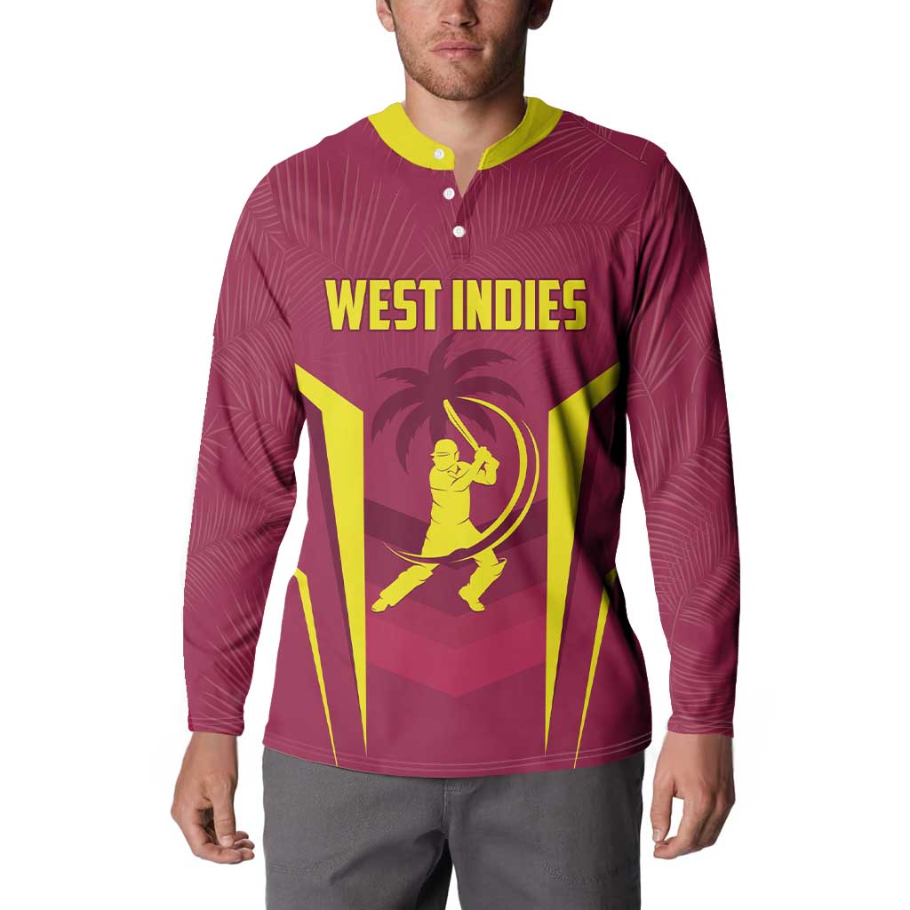 Custom West Indies Cricket Button Sweatshirt Windies Great To Be Back - Wonder Print Shop