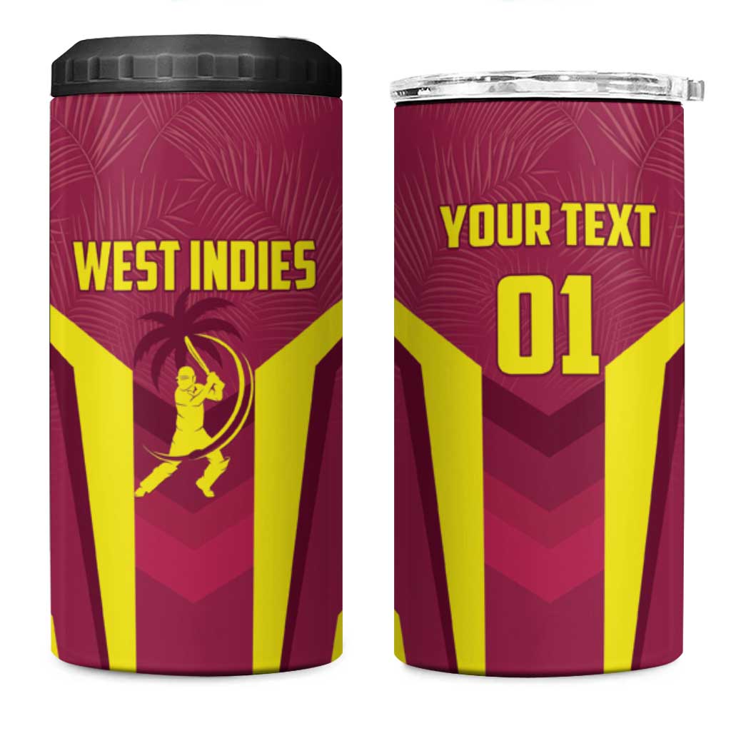 Custom West Indies Cricket 4 in 1 Can Cooler Tumbler Windies Great To Be Back - Wonder Print Shop