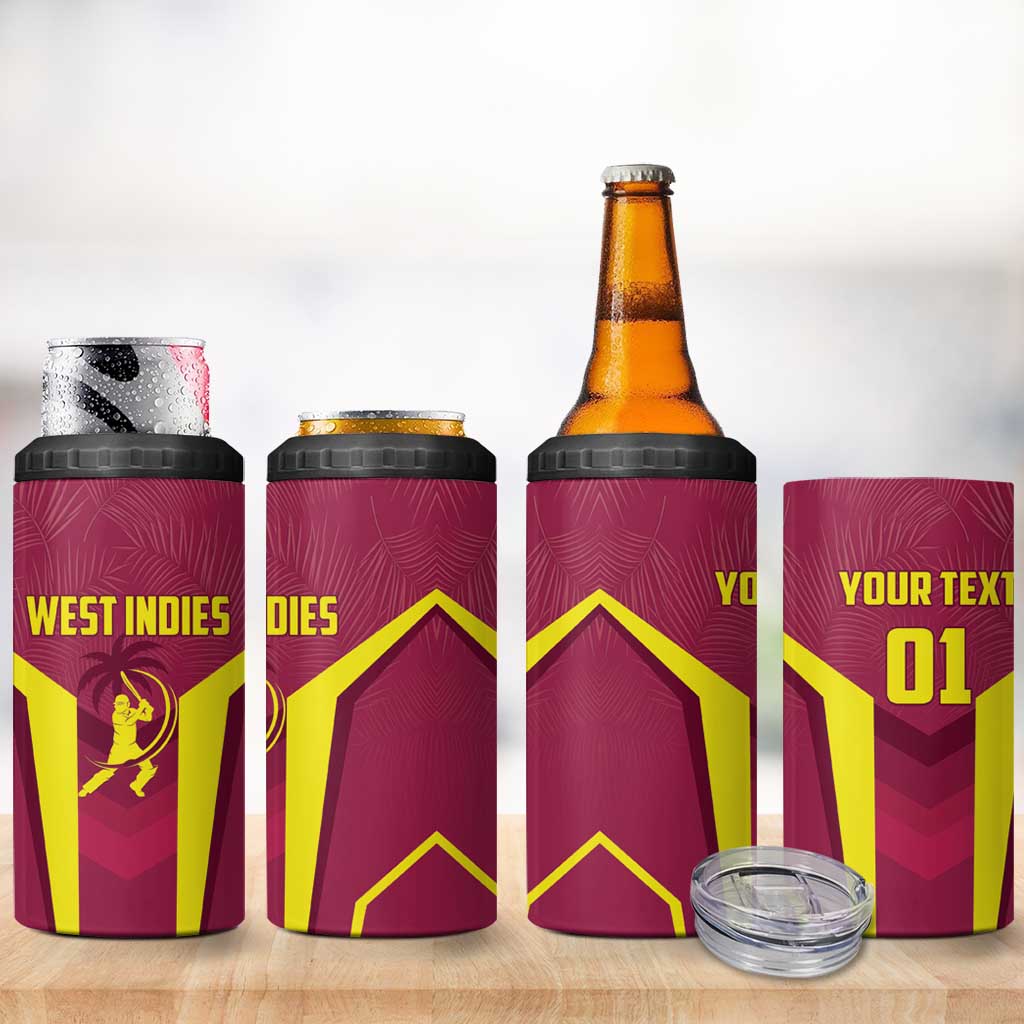Custom West Indies Cricket 4 in 1 Can Cooler Tumbler Windies Great To Be Back - Wonder Print Shop