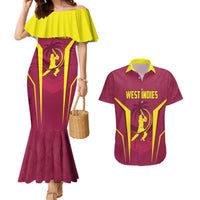 Custom West Indies Cricket Couples Matching Mermaid Dress and Hawaiian Shirt Windies Great To Be Back - Wonder Print Shop