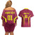 Custom West Indies Cricket Couples Matching Off Shoulder Short Dress and Hawaiian Shirt Windies Great To Be Back - Wonder Print Shop