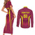 Custom West Indies Cricket Couples Matching Short Sleeve Bodycon Dress and Long Sleeve Button Shirt Windies Great To Be Back - Wonder Print Shop