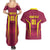 Custom West Indies Cricket Couples Matching Summer Maxi Dress and Hawaiian Shirt Windies Great To Be Back - Wonder Print Shop