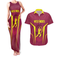 Custom West Indies Cricket Couples Matching Tank Maxi Dress and Hawaiian Shirt Windies Great To Be Back - Wonder Print Shop