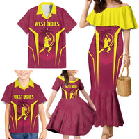 Custom West Indies Cricket Family Matching Mermaid Dress and Hawaiian Shirt Windies Great To Be Back - Wonder Print Shop