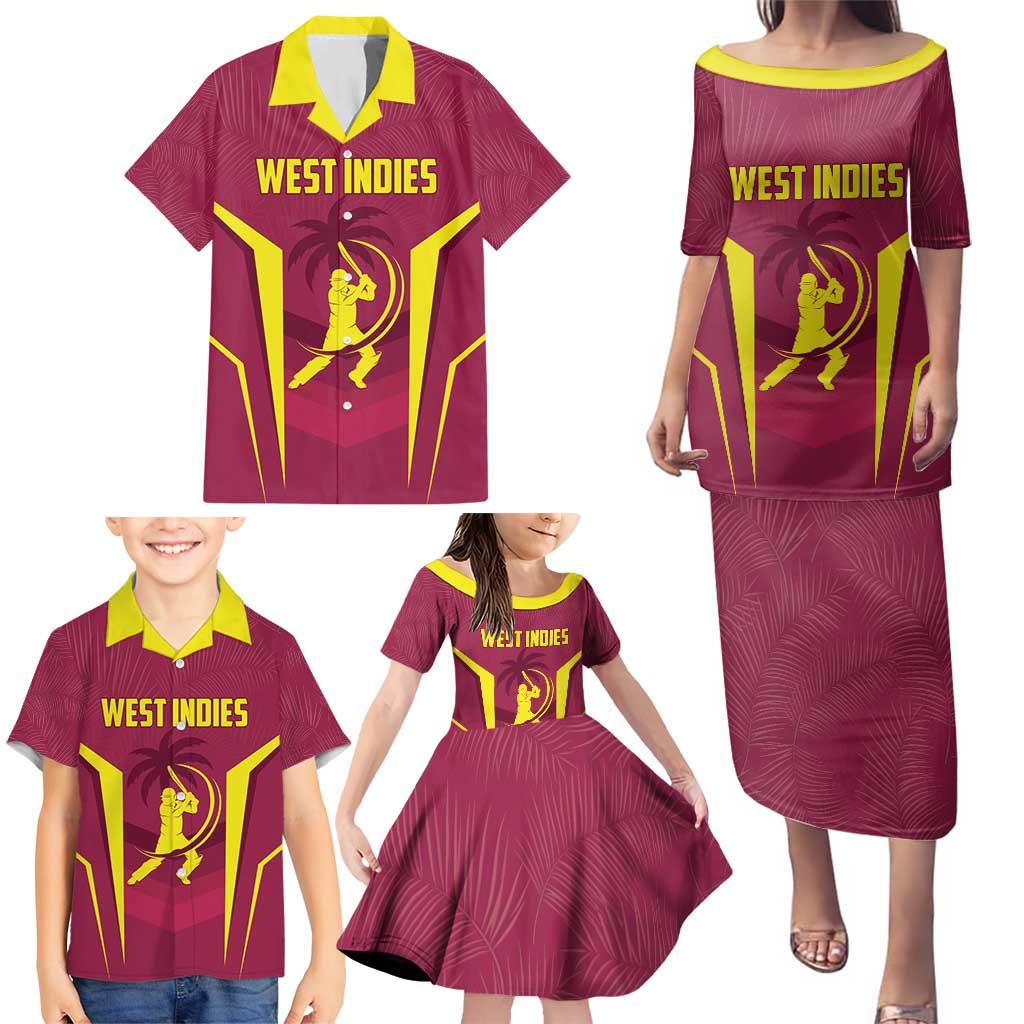 Custom West Indies Cricket Family Matching Puletasi and Hawaiian Shirt Windies Great To Be Back - Wonder Print Shop