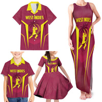 Custom West Indies Cricket Family Matching Tank Maxi Dress and Hawaiian Shirt Windies Great To Be Back - Wonder Print Shop