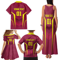 Custom West Indies Cricket Family Matching Tank Maxi Dress and Hawaiian Shirt Windies Great To Be Back - Wonder Print Shop