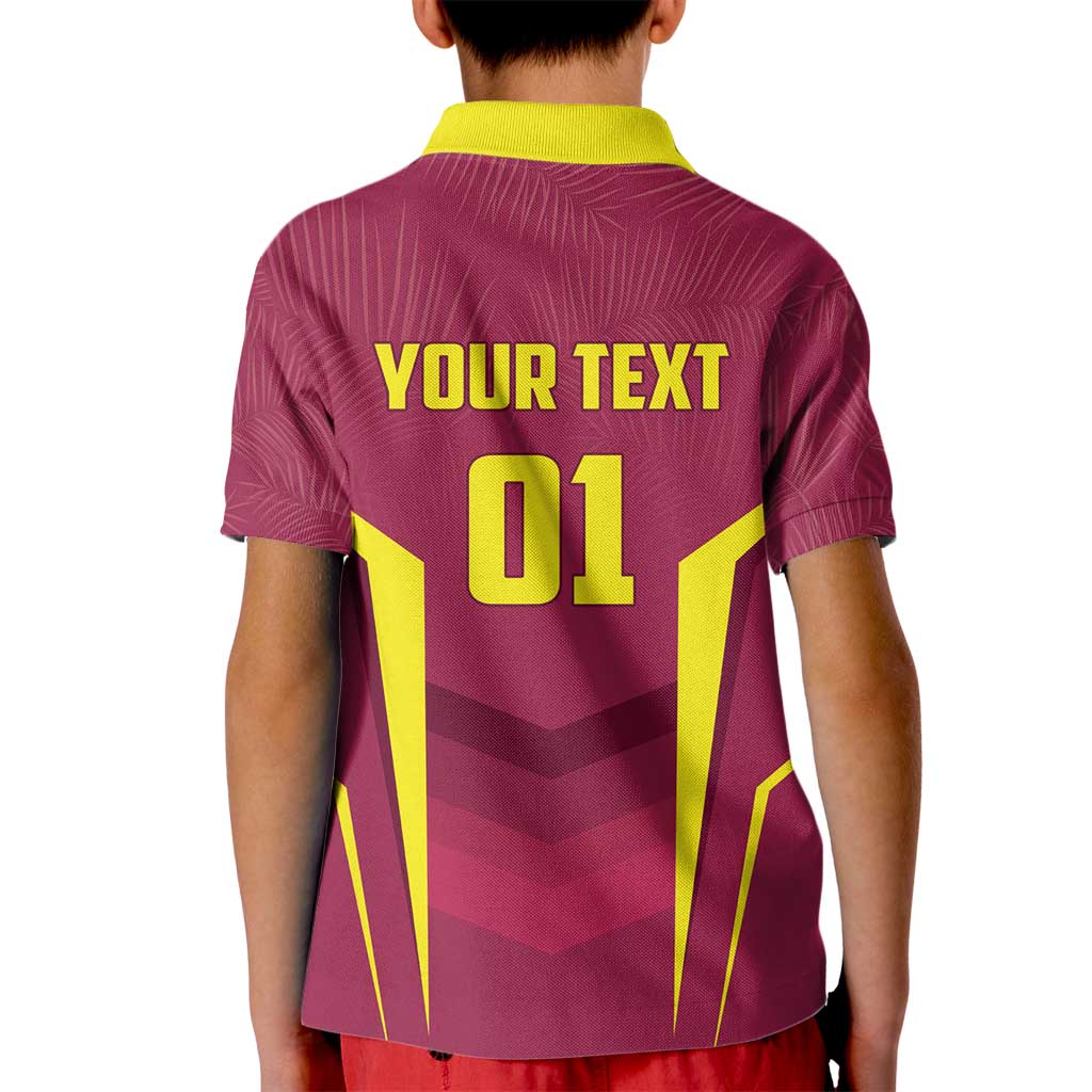 Custom West Indies Cricket Kid Polo Shirt Windies Great To Be Back - Wonder Print Shop