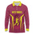 Custom West Indies Cricket Long Sleeve Polo Shirt Windies Great To Be Back - Wonder Print Shop