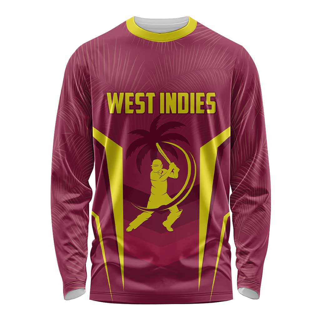 Custom West Indies Cricket Long Sleeve Shirt Windies Great To Be Back - Wonder Print Shop