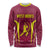 Custom West Indies Cricket Long Sleeve Shirt Windies Great To Be Back - Wonder Print Shop