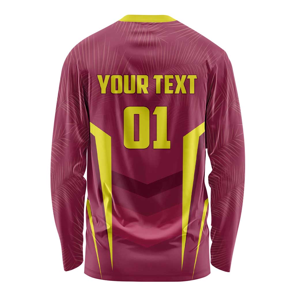 Custom West Indies Cricket Long Sleeve Shirt Windies Great To Be Back - Wonder Print Shop