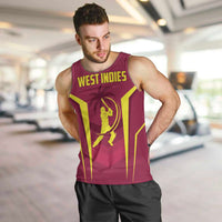 Custom West Indies Cricket Men Tank Top Windies Great To Be Back - Wonder Print Shop