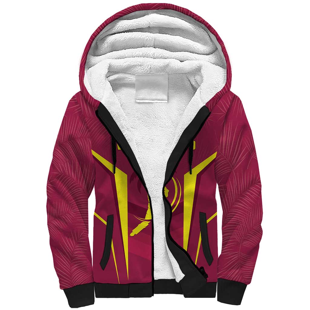 Custom West Indies Cricket Sherpa Hoodie Windies Great To Be Back - Wonder Print Shop