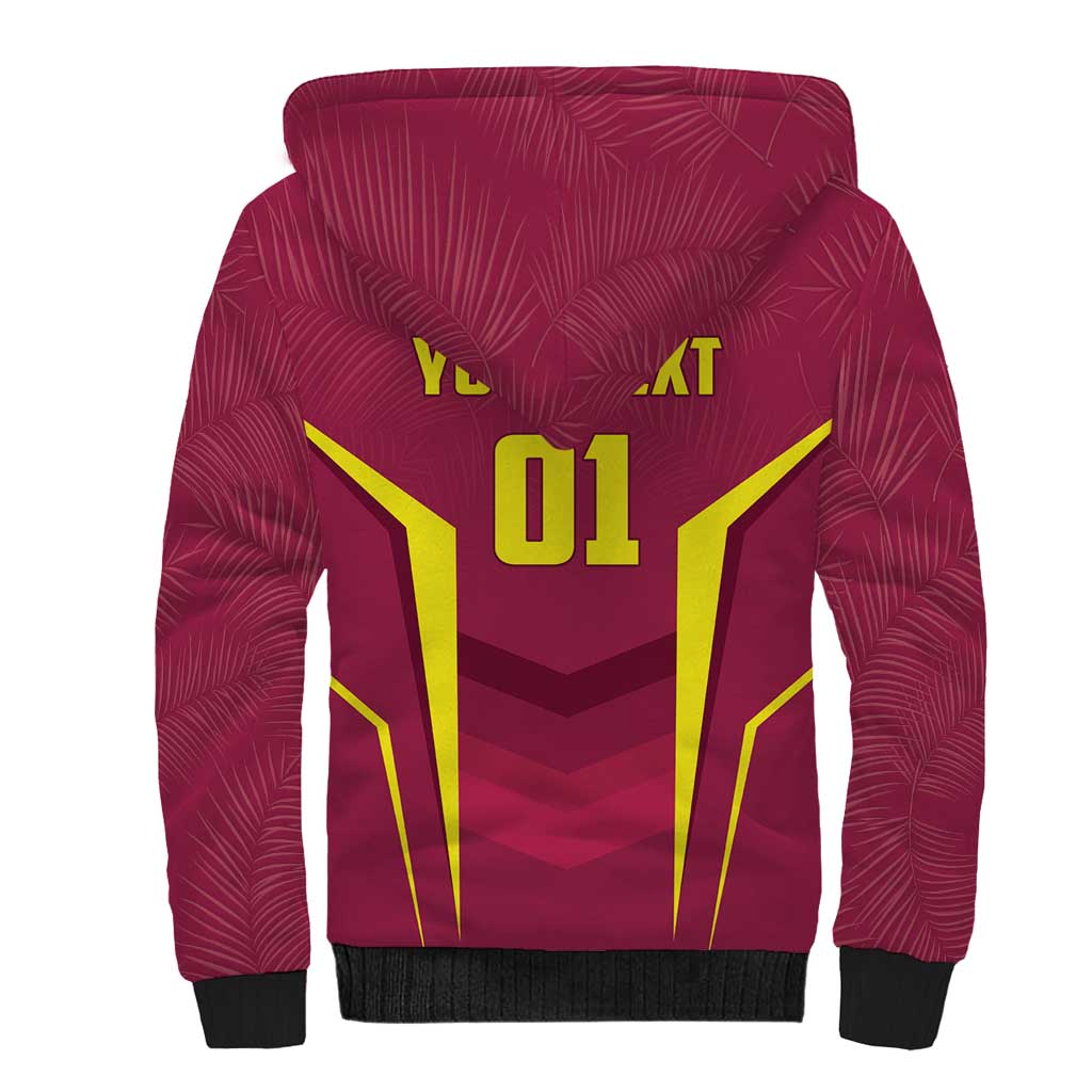 Custom West Indies Cricket Sherpa Hoodie Windies Great To Be Back - Wonder Print Shop