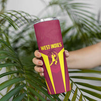 Custom West Indies Cricket Skinny Tumbler Windies Great To Be Back - Wonder Print Shop
