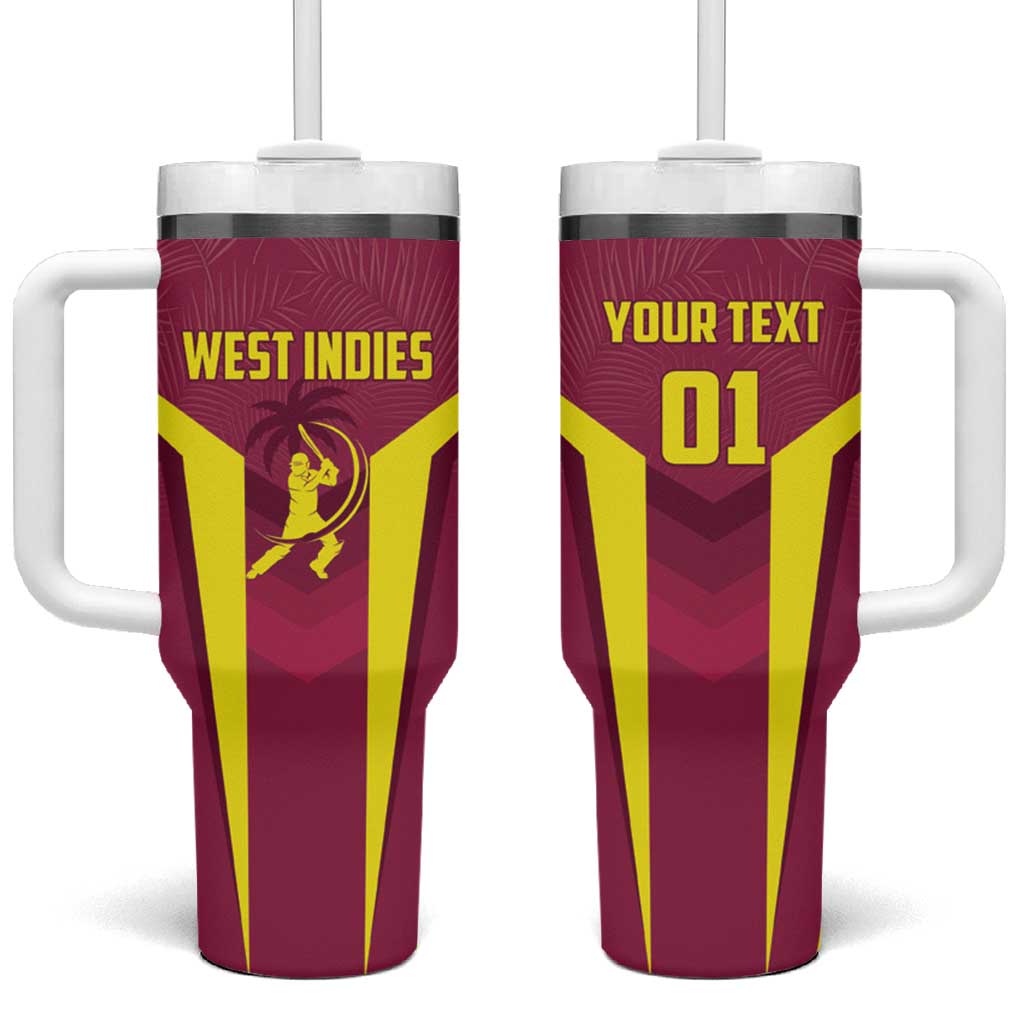 Custom West Indies Cricket Tumbler With Handle Windies Great To Be Back - Wonder Print Shop