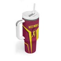 Custom West Indies Cricket Tumbler With Handle Windies Great To Be Back - Wonder Print Shop