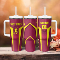 Custom West Indies Cricket Tumbler With Handle Windies Great To Be Back - Wonder Print Shop