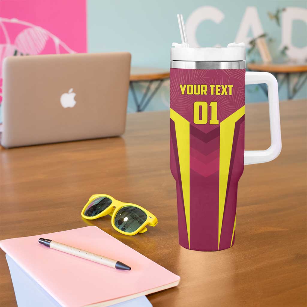 Custom West Indies Cricket Tumbler With Handle Windies Great To Be Back - Wonder Print Shop