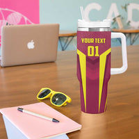 Custom West Indies Cricket Tumbler With Handle Windies Great To Be Back - Wonder Print Shop